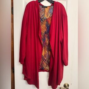 SHEIN drape front jacket